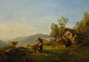 Dairymaids with Cows
