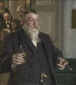 A Toast in the Idun Society by Anders Leonard Zorn