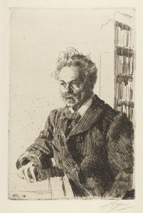 August Strindberg by Anders Leonard Zorn
