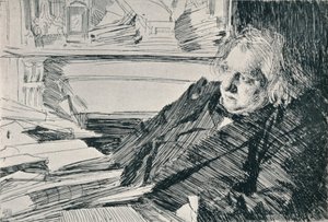 Joseph Ernest Renan by Anders Leonard Zorn