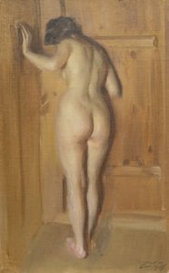Kuvadorren (The Chamber Door) by Anders Leonard Zorn