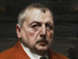 Self-Portrait in Red