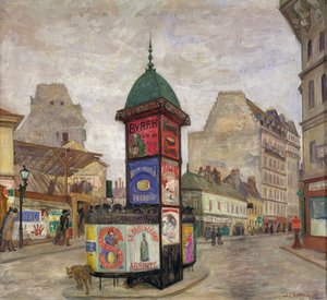 Advertisement pillar