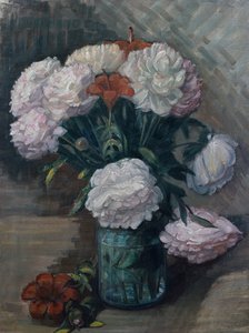Peonies and Daylilies