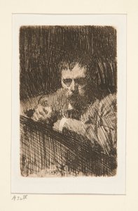 A Painter-Etcher (self-portrait) by Anders Leonard Zorn
