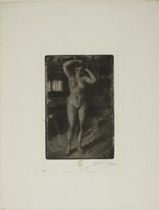 Anna Doing Her Hair by Anders Leonard Zorn