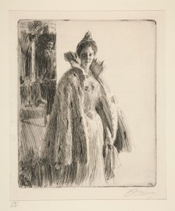 H.R.H. Princess Ingeborg of Sweden II by Anders Leonard Zorn