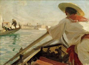 In My Gondola by Anders Leonard Zorn
