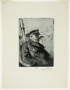 King Oscar II (Second plate) by Anders Leonard Zorn