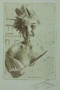 Laughing Model I by Anders Leonard Zorn