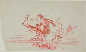 Man Attacked by Several Fish by Anders Zorn
