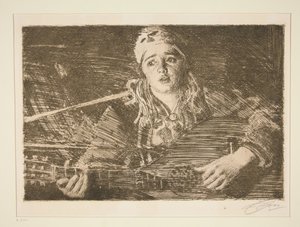 Old Maria by Anders Zorn