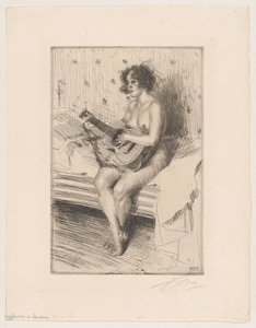 The Guitar Player by Anders Zorn