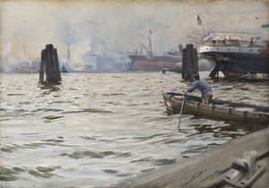 The Port of Hamburg by Anders Zorn