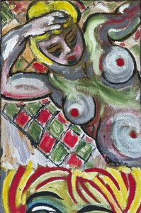 Expressionist Female Nude by Ando Gilardi