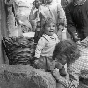 Group of Children in Scalilla, Palermo, Sicily, Italy