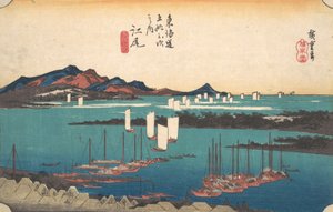 Distant View of Miho Beach from Ejiri by Ando Hiroshige