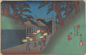 Fukushima Station by Ando Hiroshige