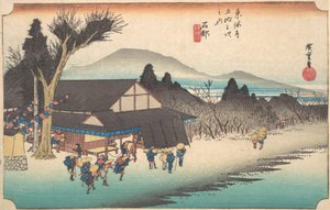 Ishibe, Megawa Sato, ca. 1834 by Ando Hiroshige
