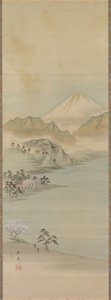 Lake Suwa, 19th century by Ando Hiroshige
