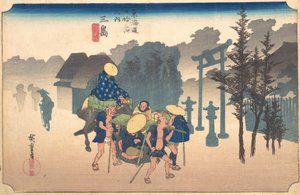 Morning Mist, 19th Century by Ando Hiroshige