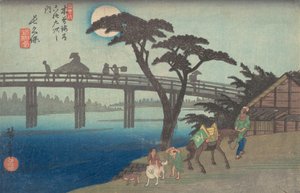 Nagakubo Station No. 28 by Ando Hiroshige