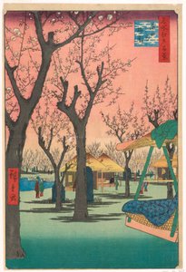 Plum Garden, Kamata from the Series One Hundred Views of Edo