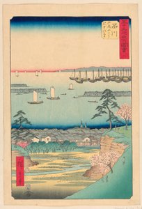 Shinagawa from the series 53 Stations of Tokaido by Ando Hiroshige