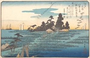 Wild Geese at Haneda, 19th Century by Ando Hiroshige