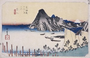 A View of Imagiri by Ando or Utagawa Hiroshige