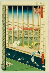 Asakusa Rice Fields During the Festival of the Cock by Ando or Utagawa Hiroshige