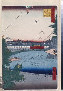 One Hundred Famous Views of Edo: Hibiya and Soto-Sakurada from Yamashita-cho