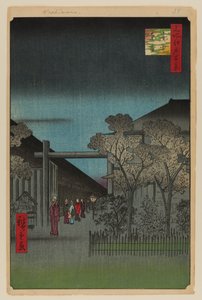 Dawn Inside the Yoshiwara by Ando or Utagawa Hiroshige