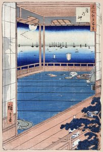 Moonlight (One Hundred Famous Views Of Edo) by Ando or Utagawa Hiroshige