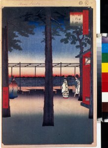 Dawn at the Kanda Myojin Shrine, One Hundred Famous Views of Edo. Work by Utagawa Hiroshige (1797-1858) by Ando or Utagawa Hiroshige