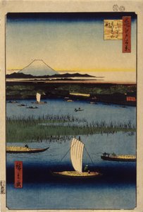 Farewell Channels At Mitsumata by Ando or Utagawa Hiroshige