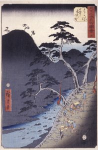 Hakone by Ando or Utagawa Hiroshige