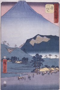 Hara: View Of Ashitakayama And Fuji by Ando or Utagawa Hiroshige