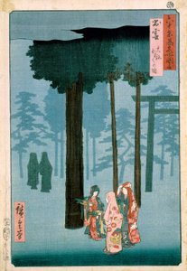 Izumo Shrine by Ando or Utagawa Hiroshige