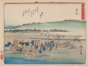 Kanaya by Ando or Utagawa Hiroshige