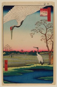 Minowa, Kanasugi, Mikawashima by Ando or Utagawa Hiroshige