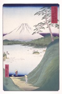 Misaka Pass in Kai Province by Ando or Utagawa Hiroshige