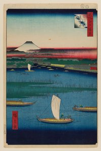 Mitsumata Wakarenofuchi by Ando or Utagawa Hiroshige