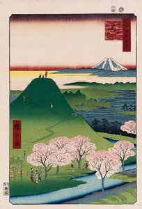 New Fuji, Meguro, from the series One Hundred Views of Famous Places in Edo by Ando or Utagawa Hiroshige