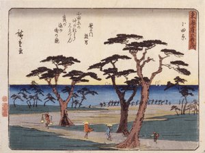 Odawara by Ando or Utagawa Hiroshige