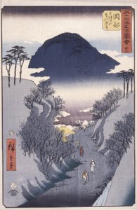 Station 22, Okabe by Ando or Utagawa Hiroshige