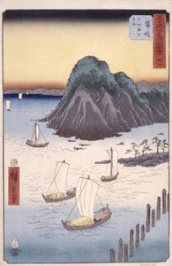 Station 31, Maisaka by Ando or Utagawa Hiroshige