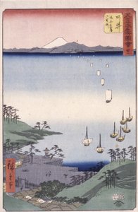 Station 32, Arai by Ando or Utagawa Hiroshige