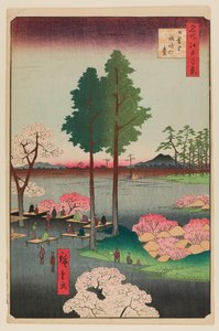 Suwa Bluff, Nippori by Ando or Utagawa Hiroshige