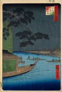 The Pine of Success at the Onmaya Embankment, Asakusa River